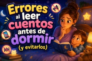 Errores al leer cuentos antes de dormir (y evitarlos)