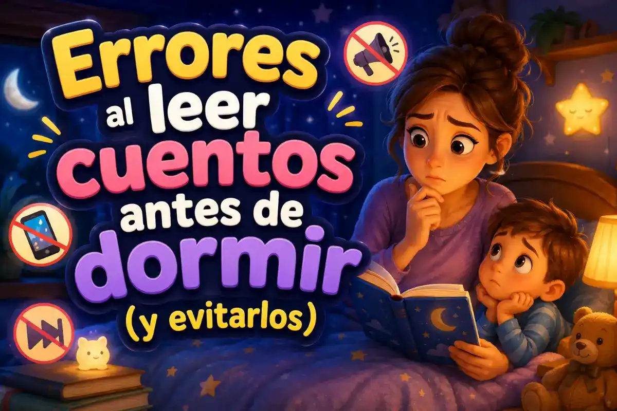 Errores al leer cuentos antes de dormir (y evitarlos)