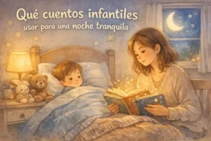 Qué cuentos infantiles usar para una rutina de noche tranquila