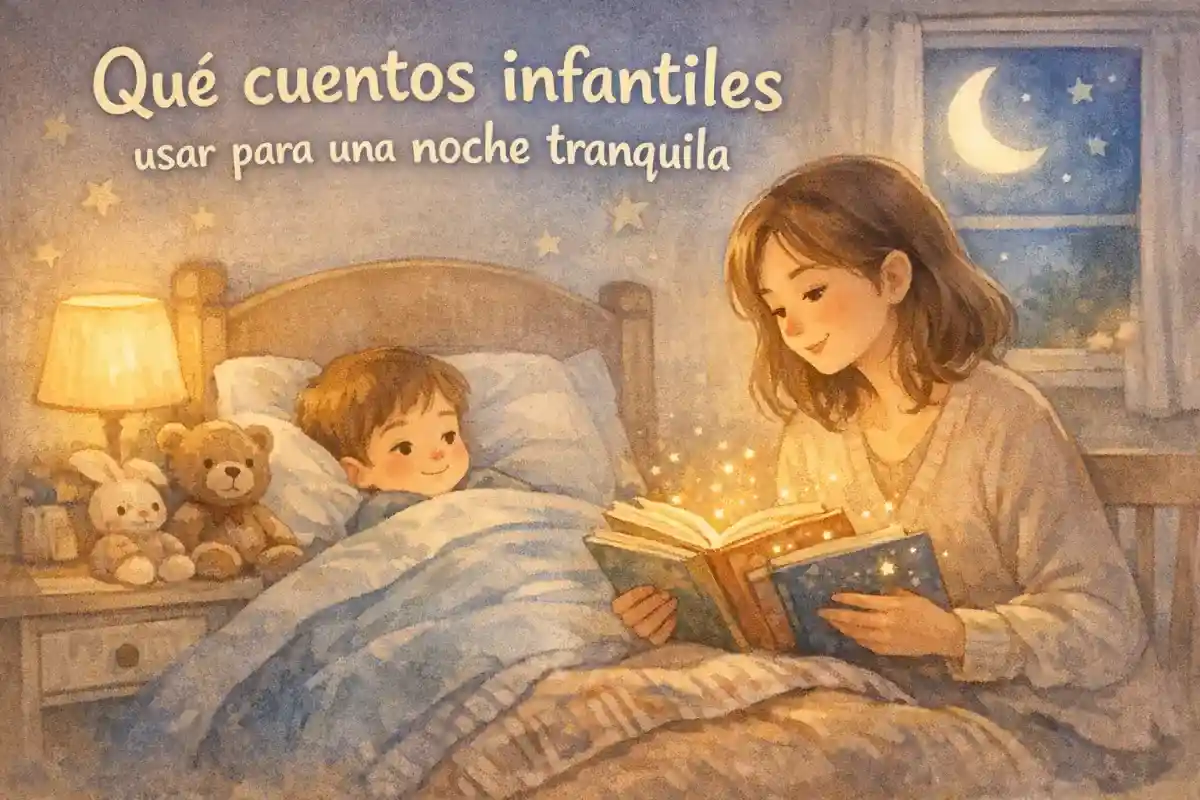 Qué cuentos infantiles usar para una rutina de noche tranquila