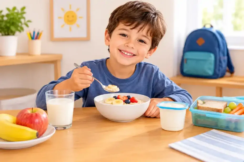 Ofrezca un desayuno adecuado antes de salir